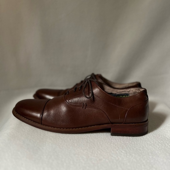 Florsheim Size 11.5 Men’s Brown Leather Lace Up Shoes - Picture 8 of 16